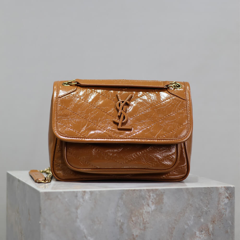 YSL NIKI baby in vintage leather(HIGH-END GRADE)